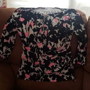 New York & Comp Long sleeve Print Dress Shirt